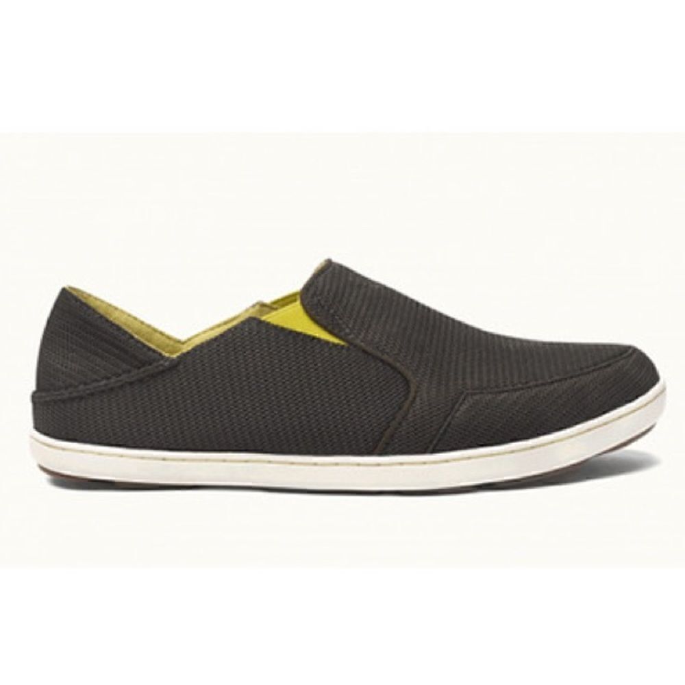 Olukai Mens Sz 9 M Hohea Mesh Slip On Shoes Brown Mesh Comfort Loafer